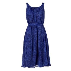 FRENCH CONNECTION Blue Horizon Belted Dress sz 6